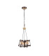 Rego 36cm Pendant 3 Drop 3 Light G9 Brown Oxide/Bronze/Cognac Glass-10