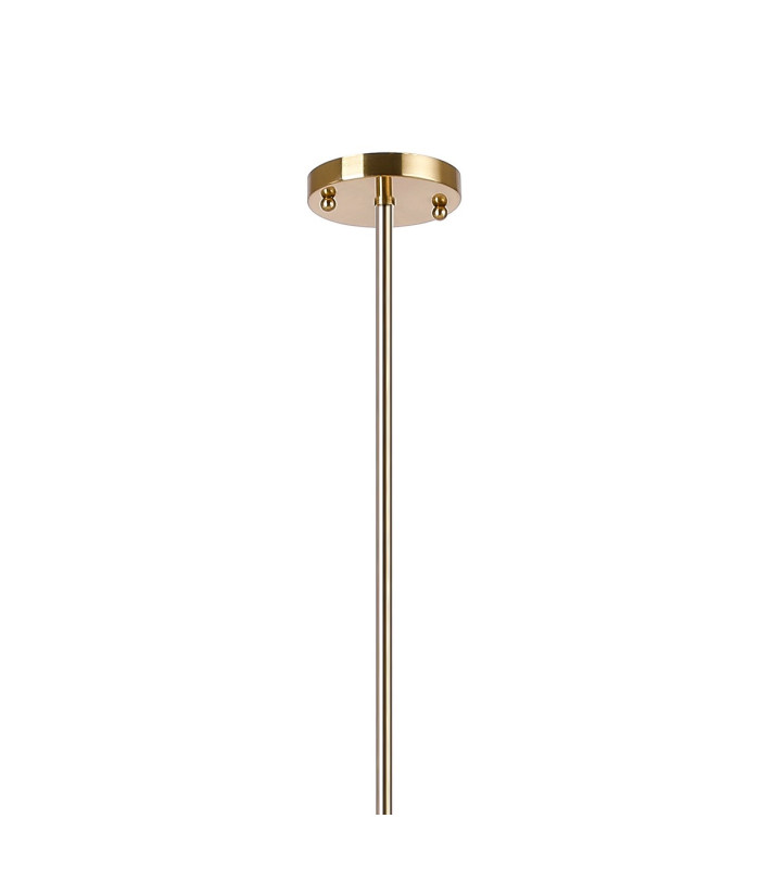 Maspeth Linear Fixed Multi Height Pendant/Semi Flush Double Cut Glass 8 x E14 Antique Gold/Cognac/Clear/Smoke-6
