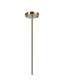 Maspeth Linear Fixed Multi Height Pendant/Semi Flush Double Cut Glass 8 x E14 Antique Gold/Iridescent-6