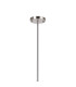 Maspeth Linear Fixed Multi Height Pendant/Semi Flush Double Cut Glass 8 x E14 Satin Nickel/Iridescent-6
