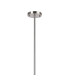 Maspeth Linear Fixed Multi Height Pendant/Semi Flush Double Cut Glass 8 x E14 Satin Nickel/Smoke-6