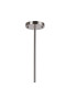 Maspeth 85cm Round Fixed Multi Height Pendant/Semi Flush Double Cut Glass 6 x E14 Satin Nickel/Iridescent-5