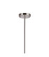 Maspeth 85cm Round Fixed Multi Height Pendant/Semi Flush Double Cut Glass 6 x E14 Satin Nickel/Smoke-5