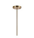 Maspeth 100cm Round Fixed Multi Height Pendant/Semi Flush Double Cut Glass 8 x E14 Antique Gold/Clear-4
