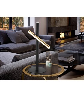 Integrated LED 2 Light Table Lamp Matt black, Gold - 1