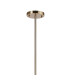 Maspeth 100cm Round Fixed Multi Height Pendant/Semi Flush Double Cut Glass 8 x E14 Antique Gold/Iridescent-5