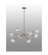 Maspeth 100cm Round Fixed Multi Height Pendant/Semi Flush Double Cut Glass 8 x E14 Satin Nickel/Iridescent-3