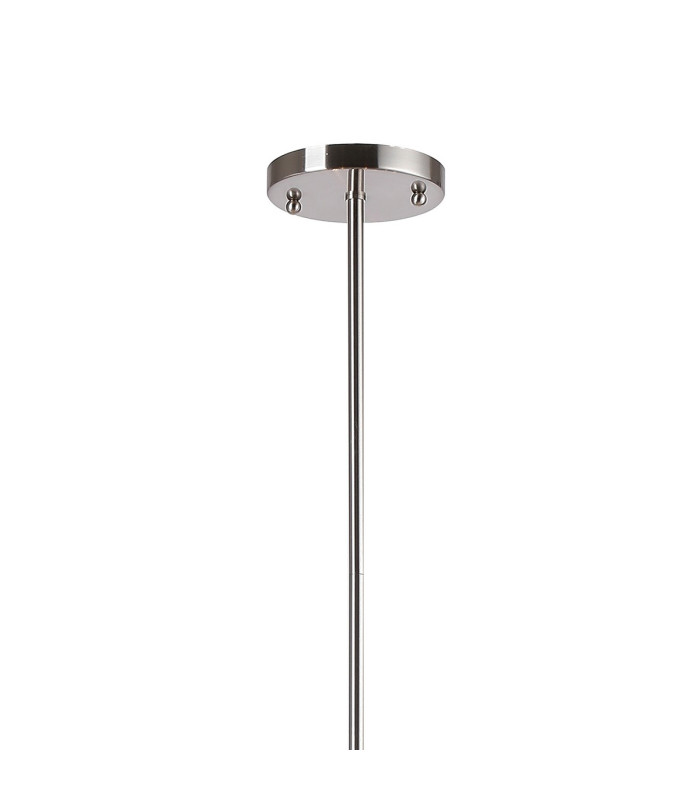Maspeth 100cm Round Fixed Multi Height Pendant/Semi Flush Double Cut Glass 8 x E14 Satin Nickel/Smoke-5