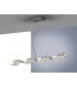 Integrated LED 8 Light Crystal Bar Ceiling Pendant Chrome - 1