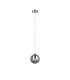 Maspeth 15cm Single Pendant Double Cut Glass 1 x E14 Satin Nickel/Smoke-5