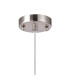 Maspeth 15cm Single Pendant Double Cut Glass 1 x E14 Satin Nickel/Smoke-6