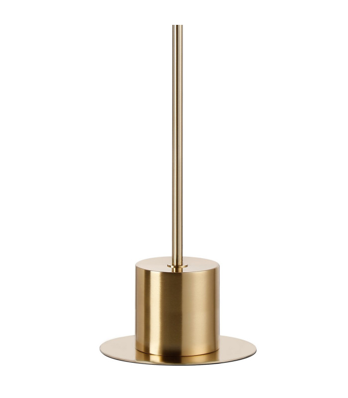 Maspeth Floor Lamp Double Cut Glass 5 x E14 Antique Gold/Clear-7
