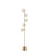 Maspeth Floor Lamp Double Cut Glass 5 x E14 Antique Gold/Cognac-1