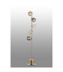 Maspeth Floor Lamp Double Cut Glass 5 x E14 Antique Gold/Cognac/Clear/Smoke-3