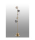 Maspeth Floor Lamp Double Cut Glass 5 x E14 Antique Gold/Cognac/Clear/Smoke-8