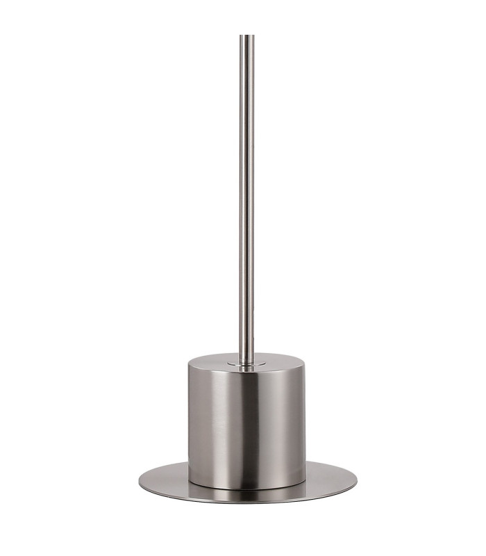 Maspeth Floor Lamp Double Cut Glass 5 x E14 Satin Nickel/Iridescent-7