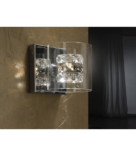 Crystal Wall Lamp Chrome, G9 - 1
