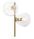 Maspeth Table Lamp Double Cut Glass 3 x E14 Antique Gold/Clear-6