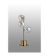 Maspeth Table Lamp Double Cut Glass 3 x E14 Antique Gold/Iridescent-8
