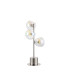 Maspeth Table Lamp Double Cut Glass 3 x E14 Satin Nickel/Iridescent-4