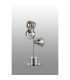 Maspeth Table Lamp Double Cut Glass 3 x E14 Satin Nickel/Smoke-3