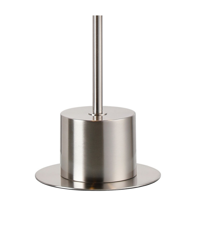 Maspeth Table Lamp Double Cut Glass 3 x E14 Satin Nickel/Smoke-7