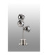 Maspeth Table Lamp Double Cut Glass 3 x E14 Satin Nickel/Smoke-8