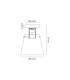 Greenport Ceiling Light 16cm x 14cm Shade 1 Light E27 Sand Black/Brown/Copper Metal Shade-2