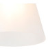 Greenport Ceiling Light 23cm x 18cm Shade 1 Light E27 Sand Black/Frosted White Glass Shade-6