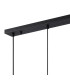 Greenport Linear Pendant 16cm x 14cm Shade 3 Light E27 Sand Black/Brown/Copper Metal Shade-5