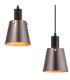 Greenport Linear Pendant 16cm x 14cm Shade 3 Light E27 Sand Black/Brown/Copper Metal Shade-6