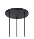 Greenport 41cm Round Pendant 16cm x 14cm Shade 3 Light E27 Sand Black/Brown/Copper Metal Shade-5