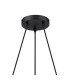 Greenport 48cm Ring Pendant 16cm x 14cm Shade 3 Light E27 Sand Black/Black/Gold Metal Shade-5