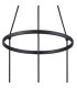 Greenport 48cm Ring Pendant 16cm x 14cm Shade 3 Light E27 Sand Black/Brown/Copper Metal Shade-6