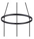 Greenport 48cm Ring Pendant 16cm x 14cm Shade 3 Light E27 Sand Black/Brass/Gold Metal Shade-6