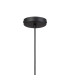 Greenport Single Pendant 23cm x 18cm Shade 1 Light E27 Sand Black/Black/Gold Metal Shade-6