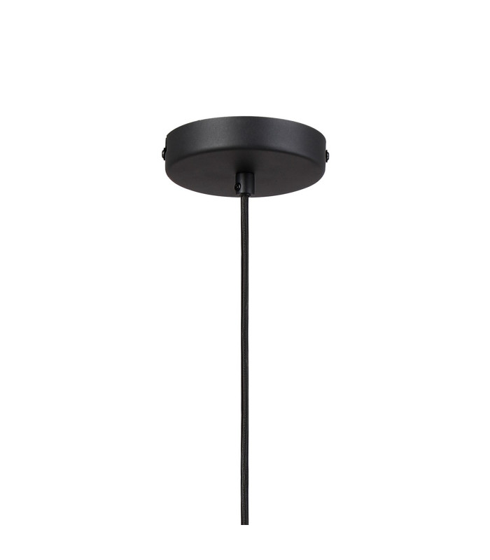 Greenport Single Pendant 23cm x 18cm Shade 1 Light E27 Sand Black/Black/Gold Metal Shade-6