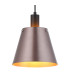Greenport Single Pendant 23cm x 18cm Shade 1 Light E27 Sand Black/Brown/Copper Metal Shade-7