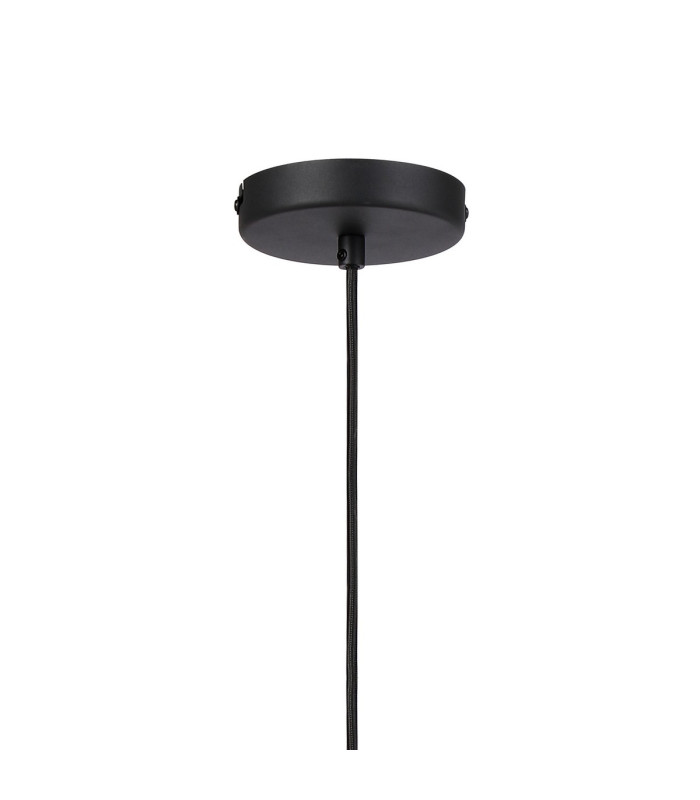 Greenport Single Pendant 23cm x 18cm Shade 1 Light E27 Sand Black/Light Grey/Silver Metal Shade-6