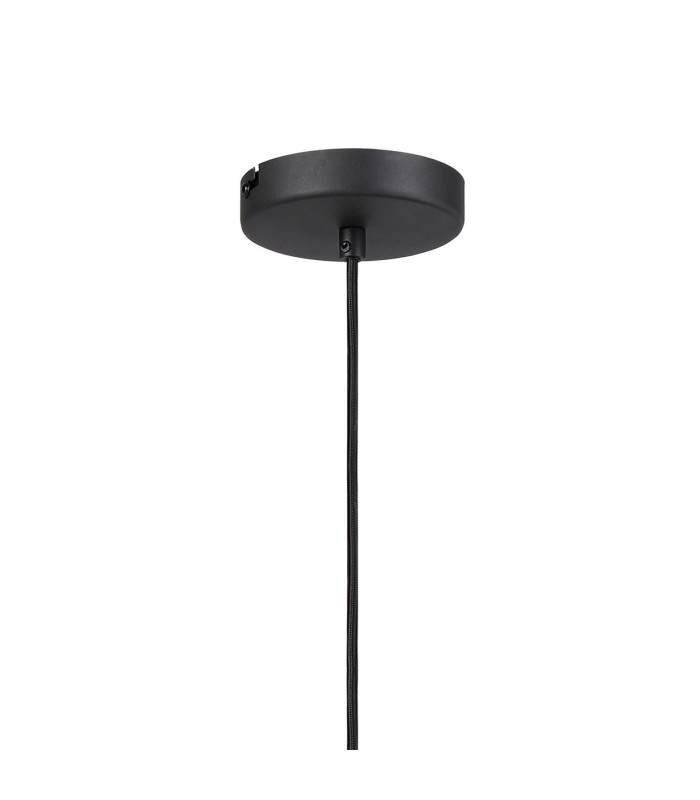 Greenport Single Pendant 16cm x 14cm Shade 1 Light E27 Sand Black/Black/Gold Metal Shade-6