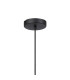 Greenport Single Pendant 16cm x 14cm Shade 1 Light E27 Sand Black/Brass/Gold Metal Shade-6
