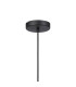 Greenport Single Pendant 16cm x 14cm Shade 1 Light E27 Sand Black/Light Grey/Silver Metal Shade-6