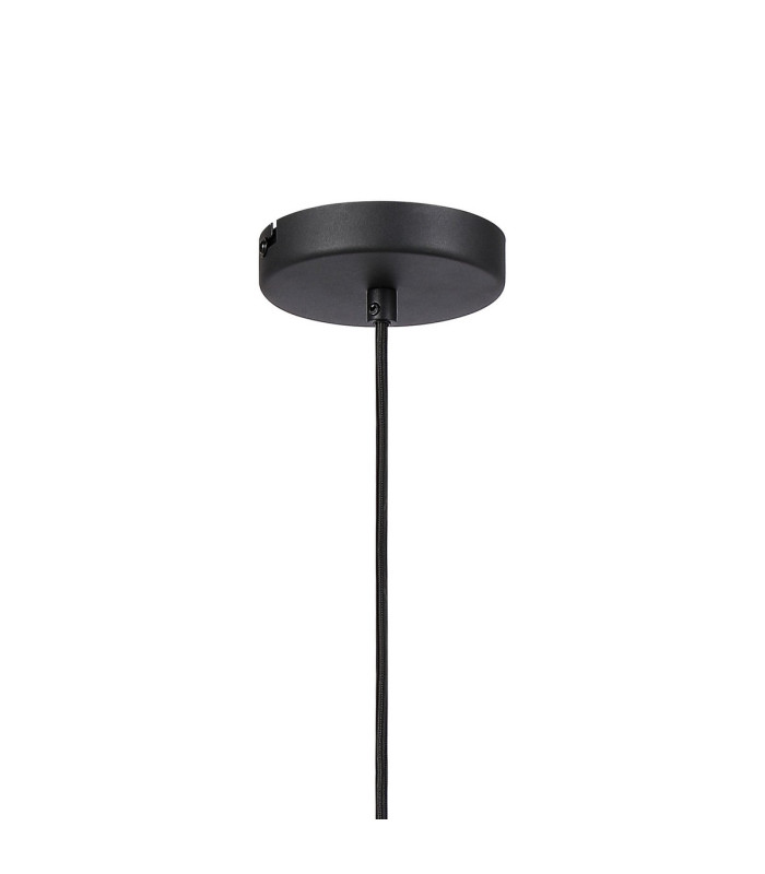 Greenport Single Pendant 16cm x 14cm Shade 1 Light E27 Sand Black/Light Grey/Silver Metal Shade-6