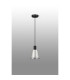 Greenport Single Pendant 16cm x 14cm Shade 1 Light E27 Sand Black/Light Grey/Silver Metal Shade-8