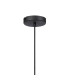 Greenport Single Pendant 16cm x 14cm Shade 1 Light E27 Sand Black/Smoke Faded Glass Shade-6