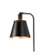 Greenport Floor Lamp 23cm x 18cm Shade 1 Light E27 Sand Black/Black/Gold Metal Shade-12