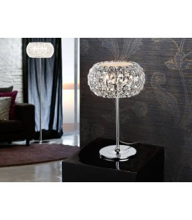 3 Light Crystal Table Lamp Chrome, G9 - 1