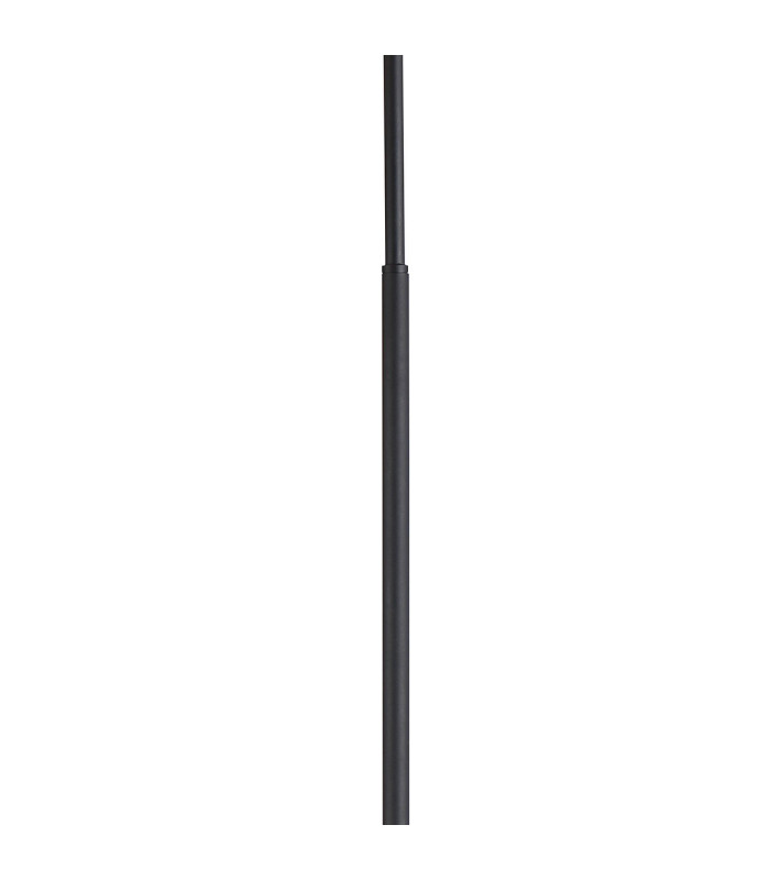 Greenport Floor Lamp 23cm x 18cm Shade 1 Light E27 Sand Black/Frosted White Glass Shade-6