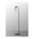 Greenport Floor Lamp 23cm x 18cm Shade 1 Light E27 Sand Black/Frosted White Glass Shade-9