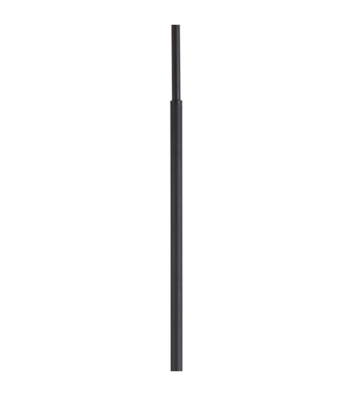 Greenport Floor Lamp 23cm x 18cm Shade 1 Light E27 Sand Black/Smoke Faded Glass Shade-6